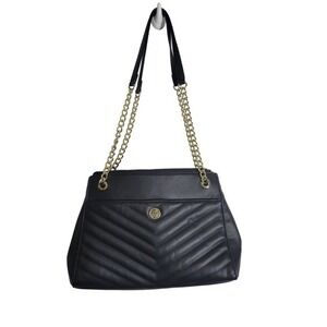 Anne Klein Shoulder Bag-Black‎